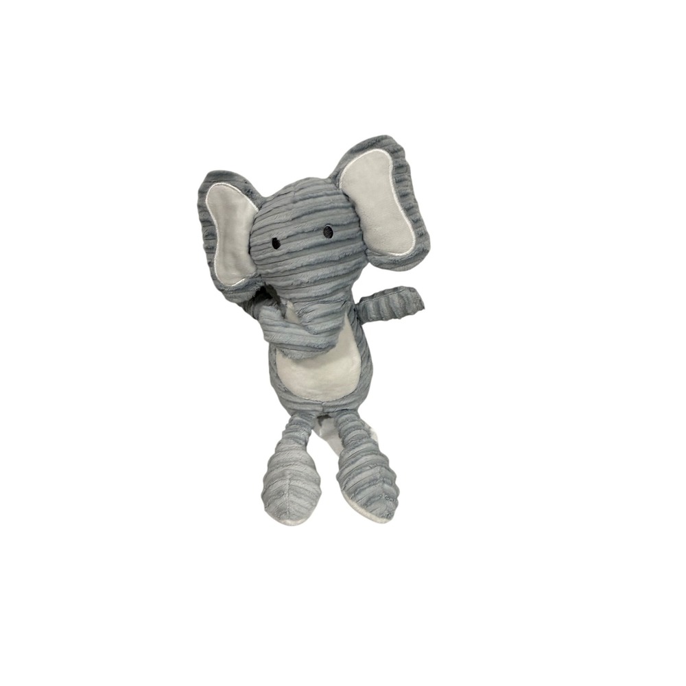 Chickpea Grey Corduroy Elephant Plush Stuffed Animal Baby Toy‎ 12 Inch